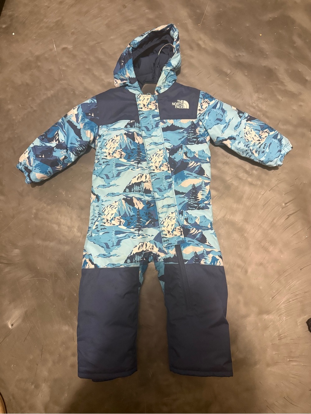 The North Face Kids Blue Patterned Rashguard - Picture 2 of 4